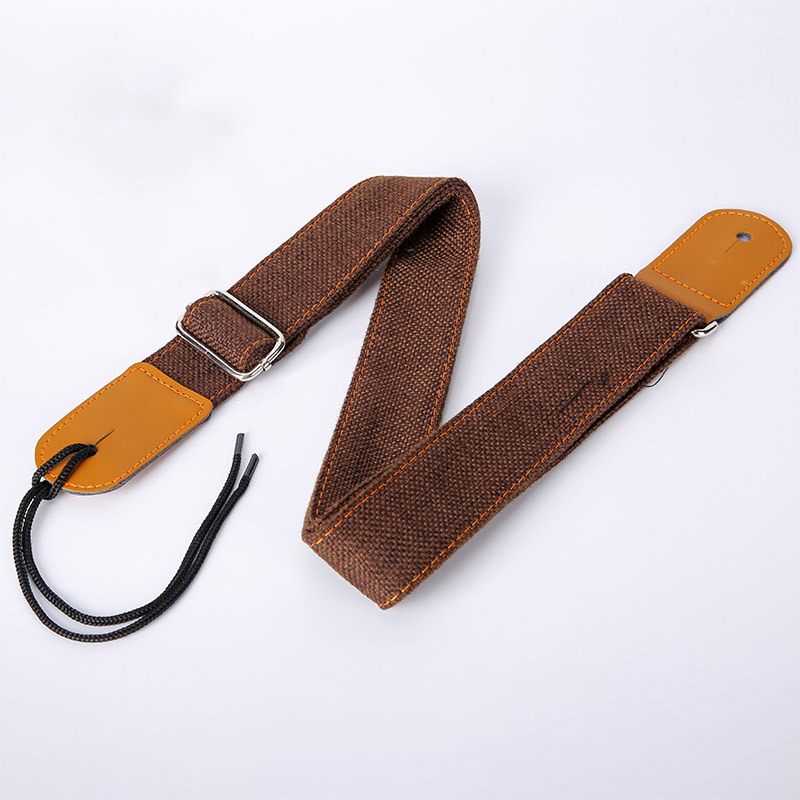 Musical Instrument Bass - Sangle de guitare/ukulélé en cuir et