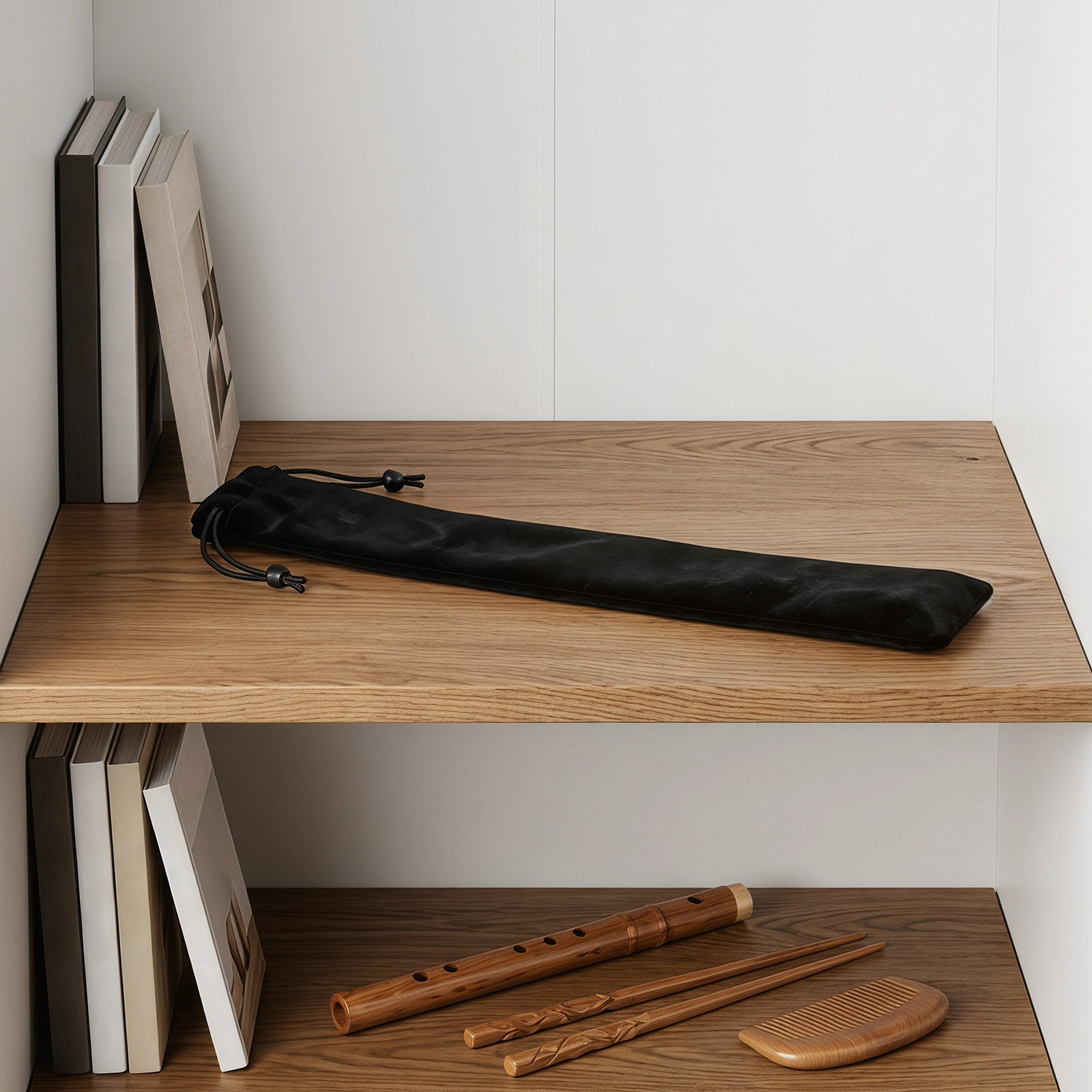 Musical Instrument A Recorder - Sac vertical à rainures, 10 pouces,