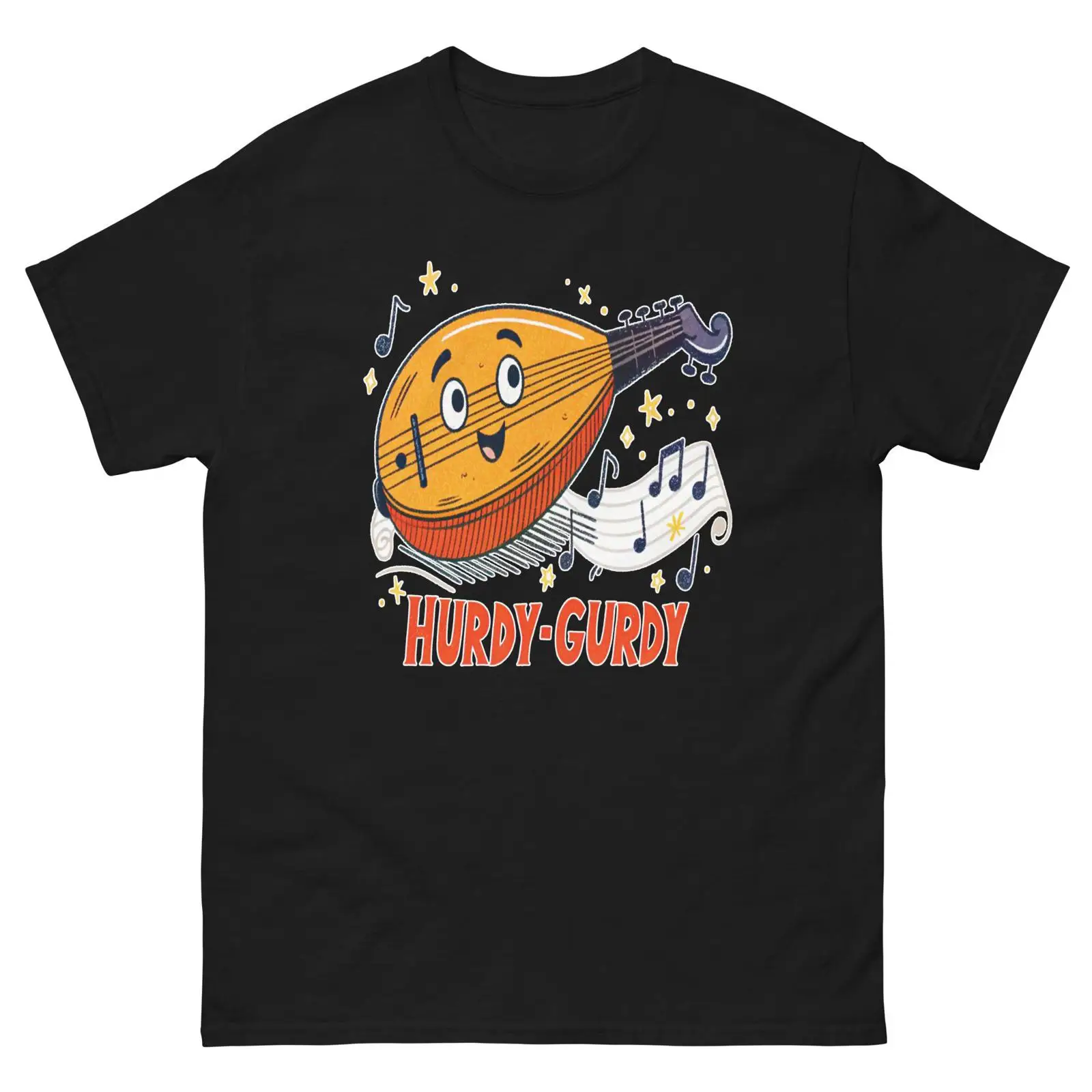 Musical Instrument Hurdy Gurdy - T-shirt Hurdy Gurdy Illustration d'instrument de