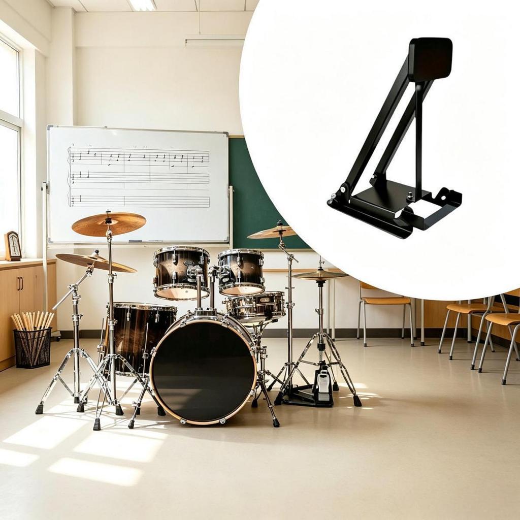 Musical Instrument Bass - Pédale d'entraînement compacte rembourrée pour grosse