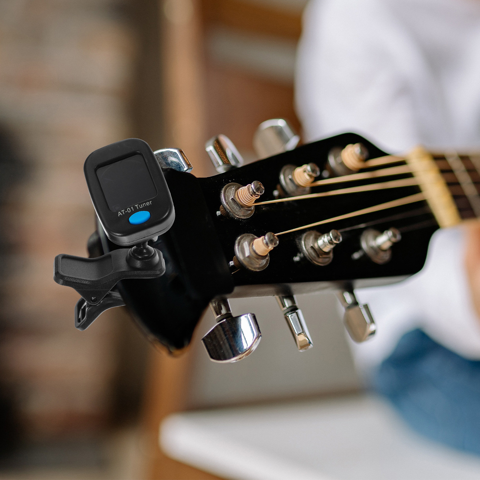 Musical Instrument Bass - Accordeur universel pour guitare, violon, ukulélé,