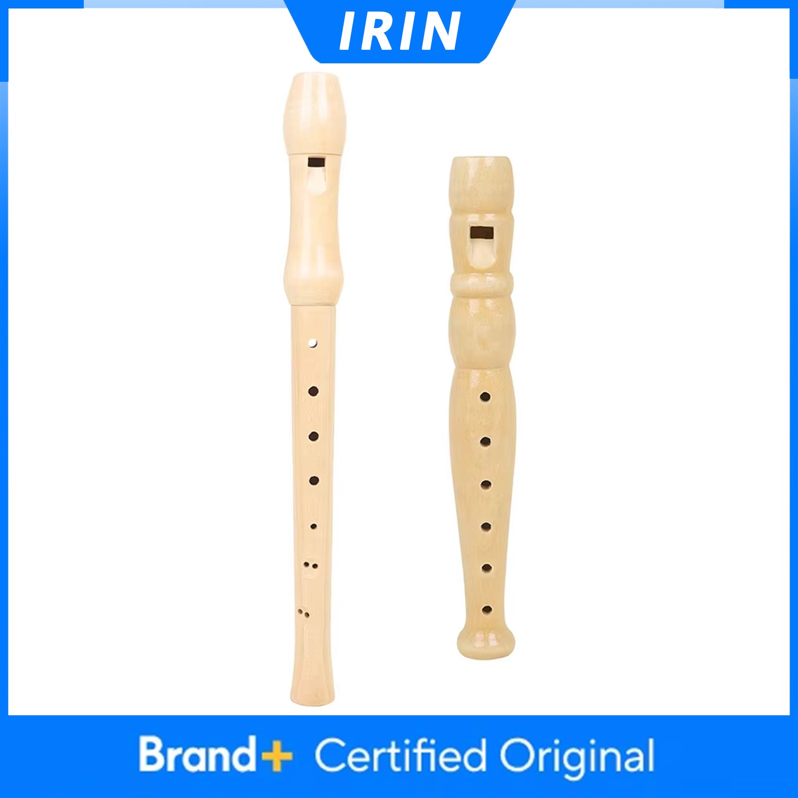 Musical Instrument A Recorder - Flûte à bec IRIN 6/8 trous,