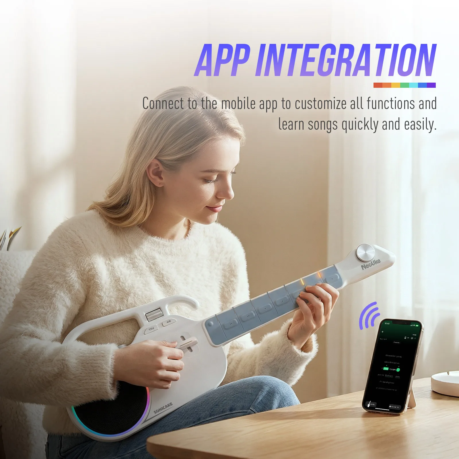 Guitare électrique sans cordes - Electric Guitar Beginner avis et prix
