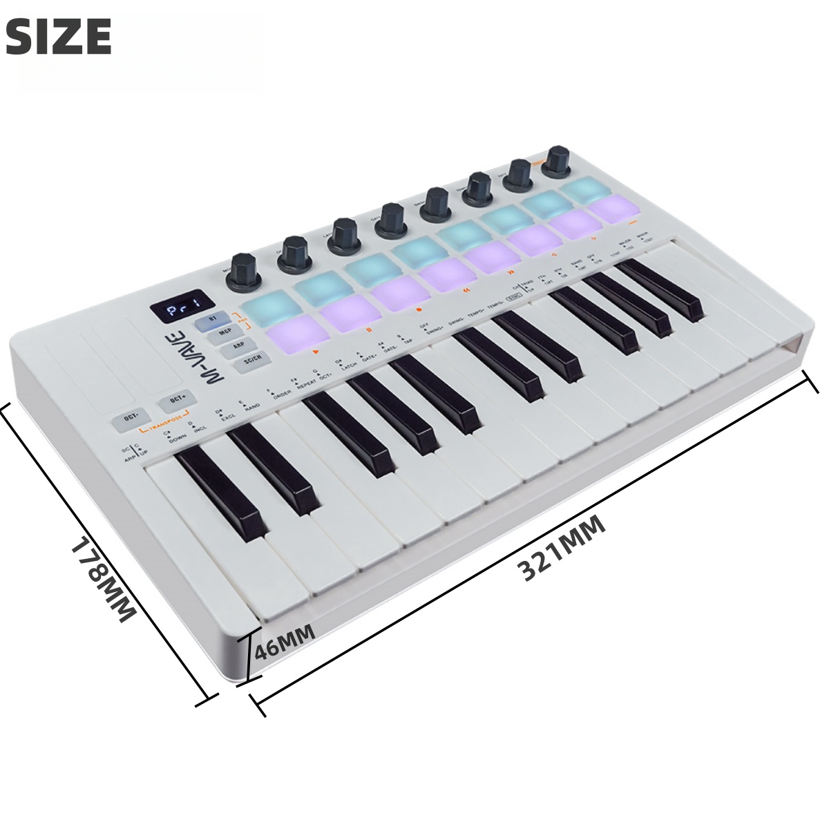 M-VAVE SMK-25 II contrôleur de - Musical Instrument Synthesizer avis et prix