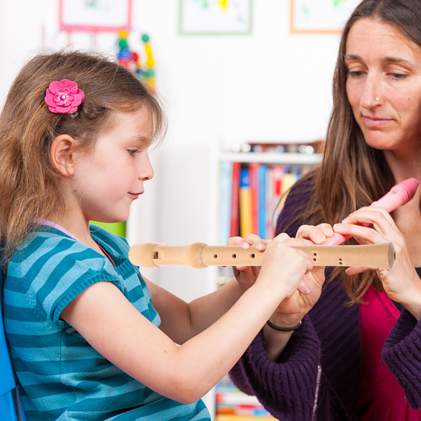Flûte à bec soprano en bois à  - Musical Instrument A Recorder avis et prix