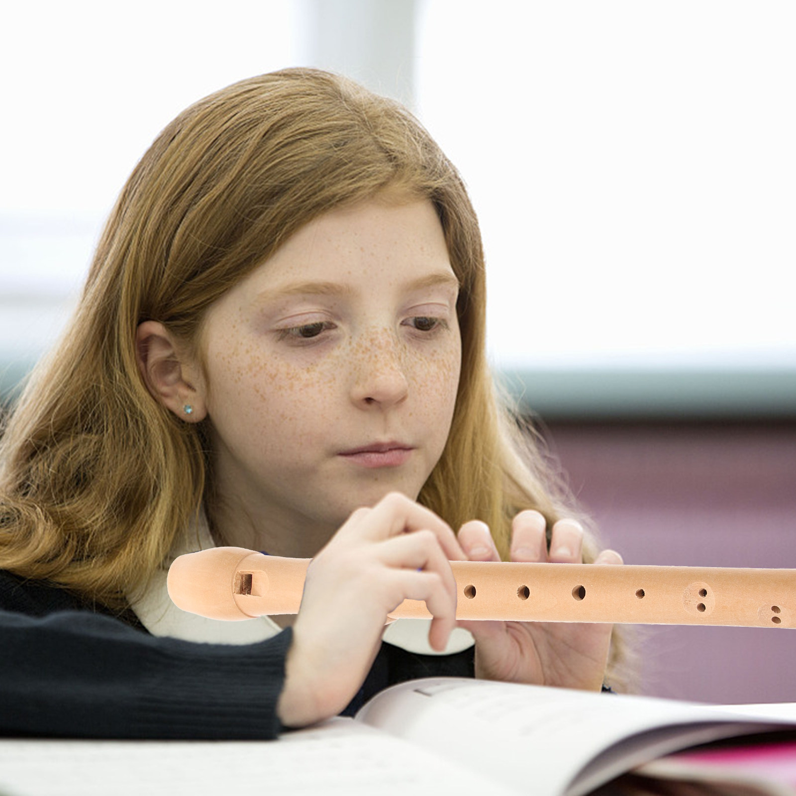 Flûte à bec soprano en bois à  - Musical Instrument A Recorder avis et prix