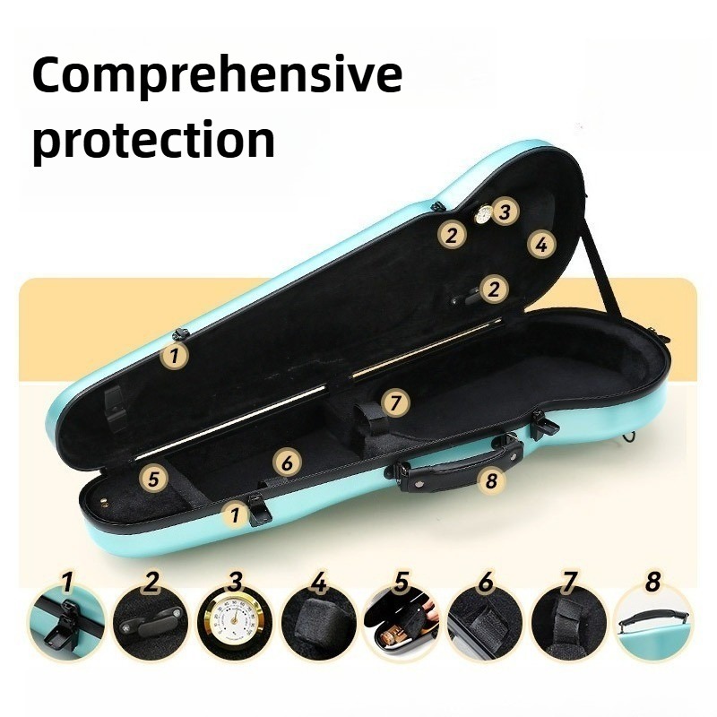 Étui pour violon en Fiber de c - Musical Instrument Violin avis et prix