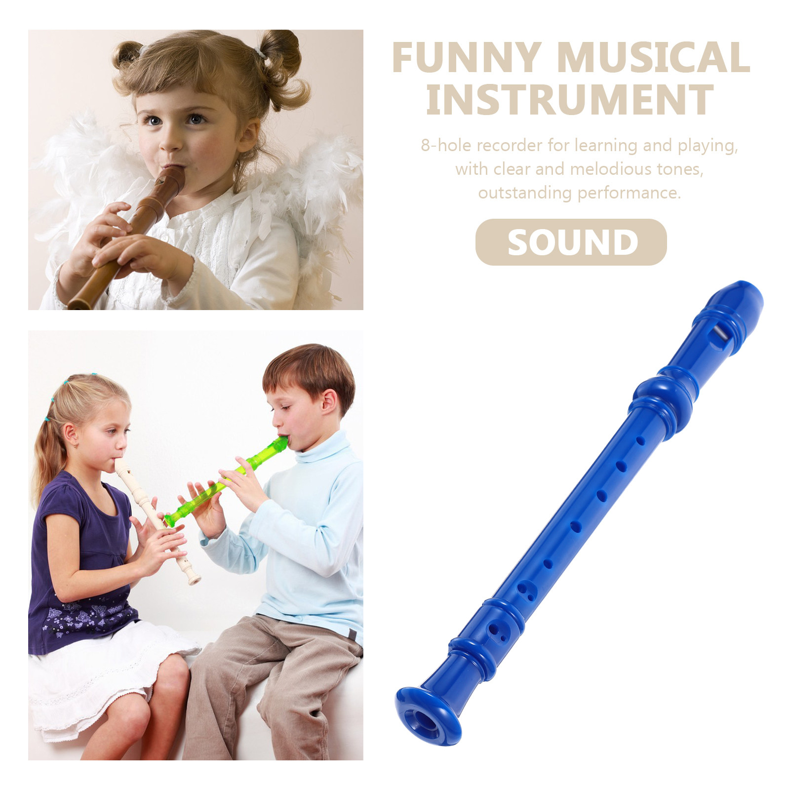 Flûte à bec soprano à 8 trous  - Musical Instrument Easy To Learn avis et prix