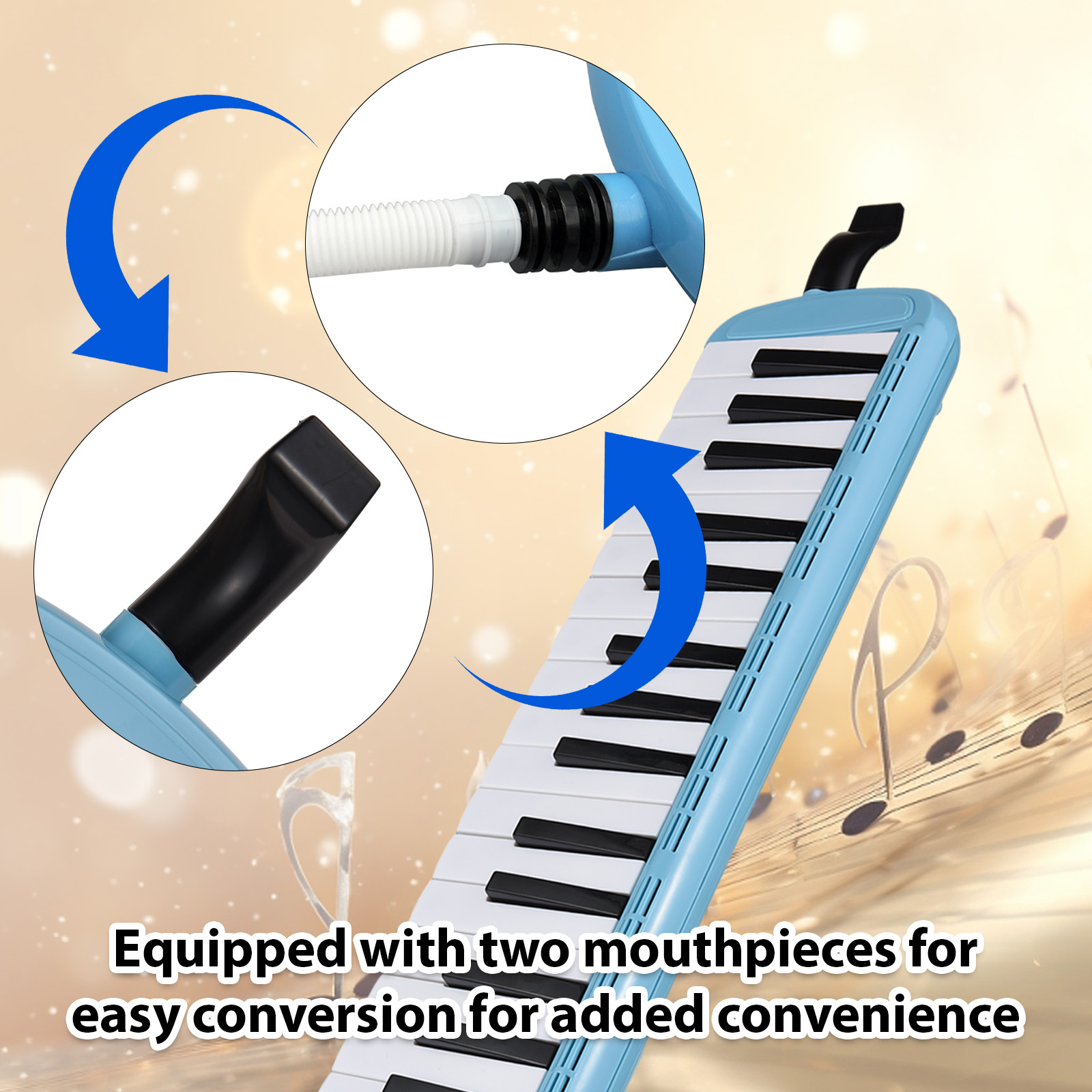 Clavier de piano à air avec 2  - Melodica Keyboard Wind avis et prix