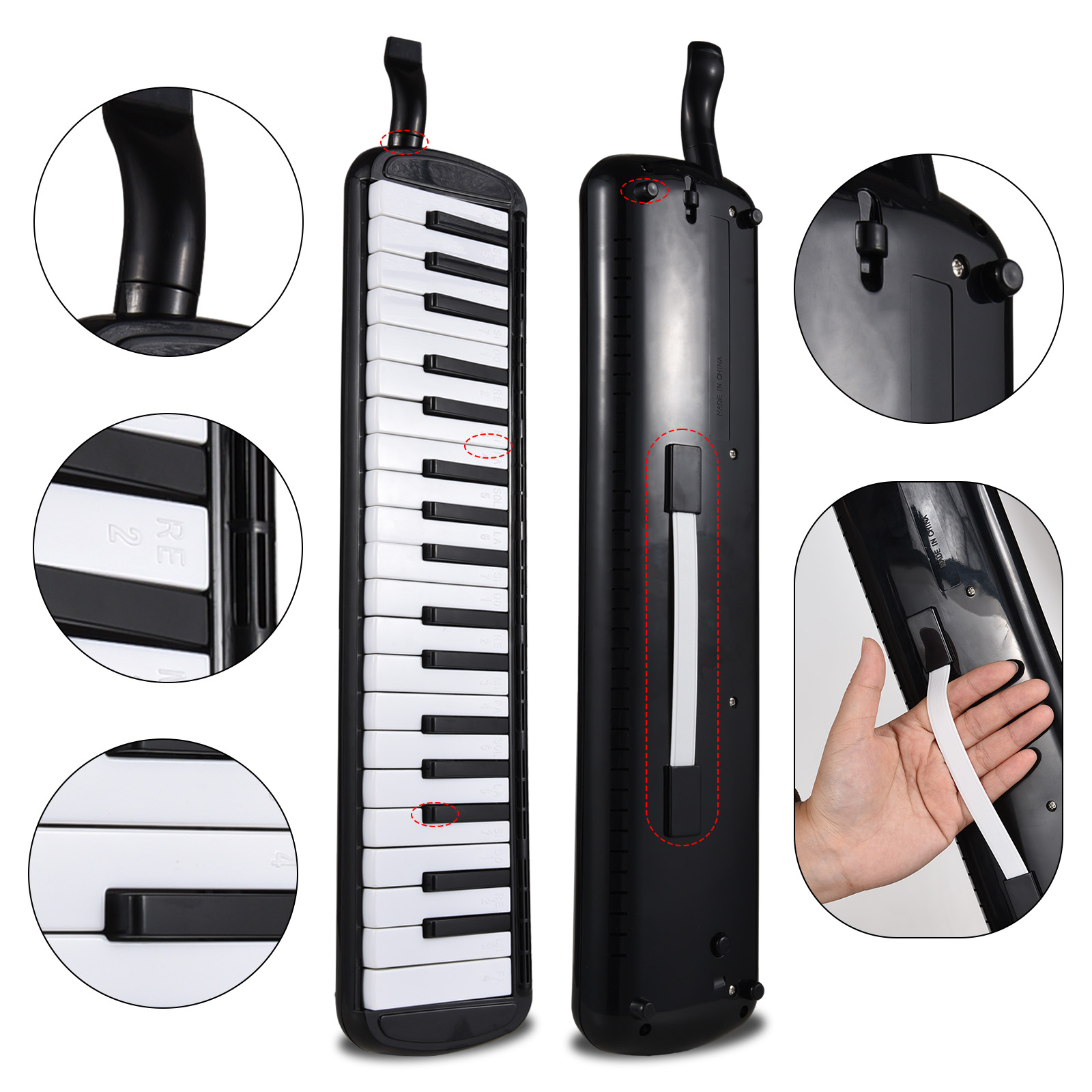 Clavier de piano à air avec 2  - Melodica Keyboard Wind avis et prix