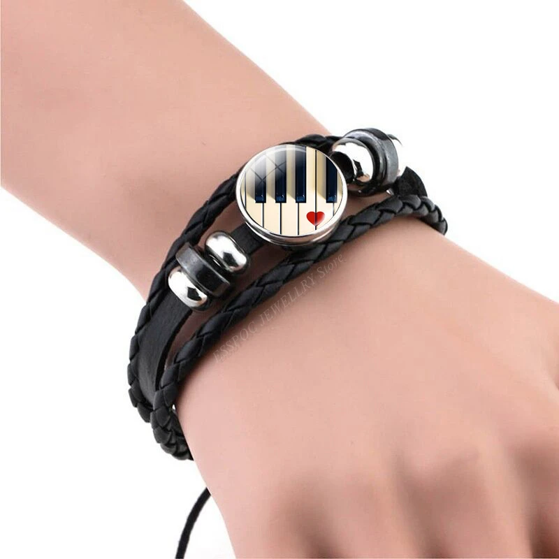 Bracelet de notes de musique v - Musical Instrument Glass avis et prix