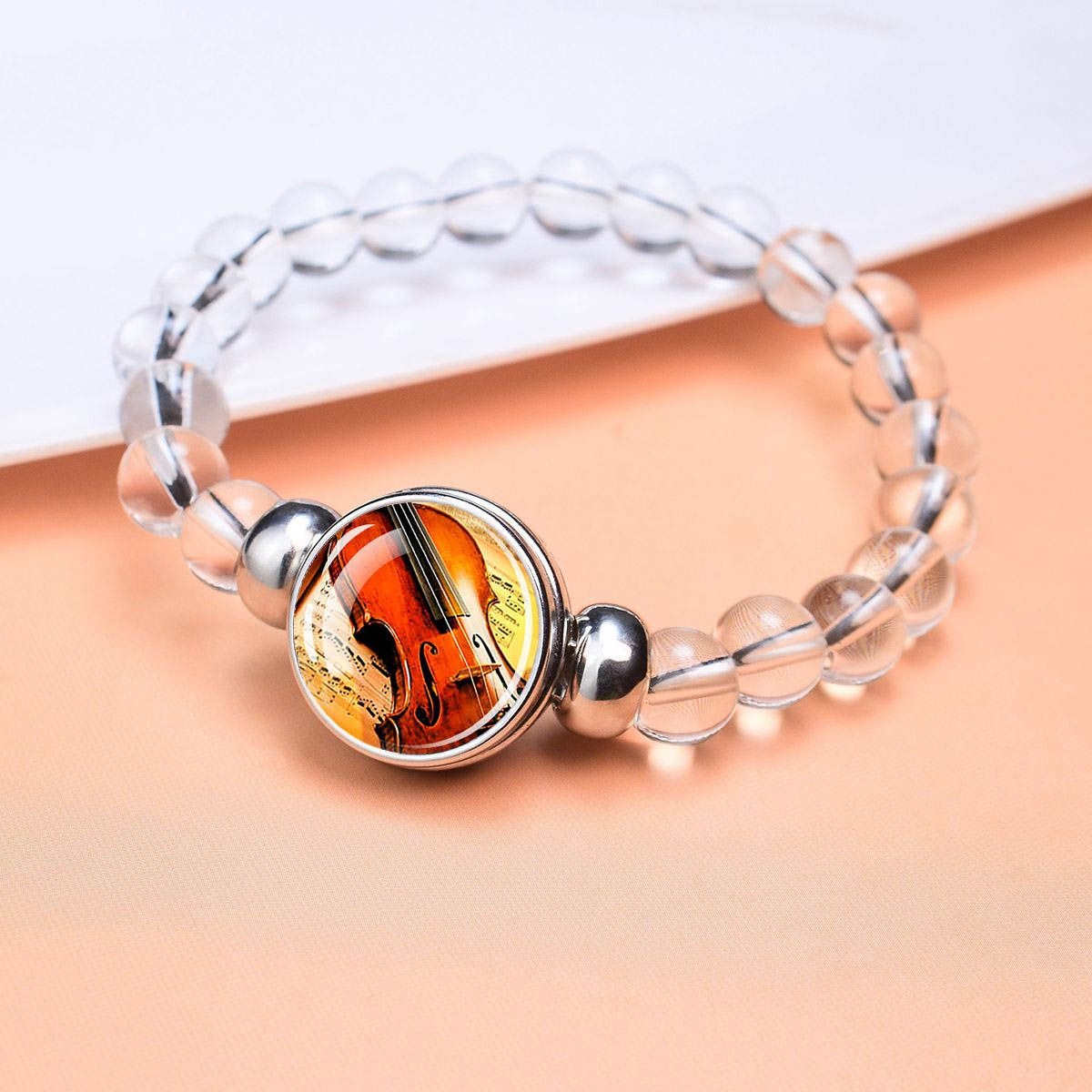1 bracelet à motifs d'instrume - Musical Instrument Glass avis et prix