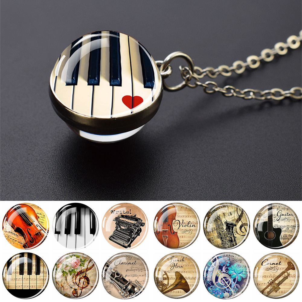 Collier avec pendentif pour In - Musical Instrument Glass avis et prix