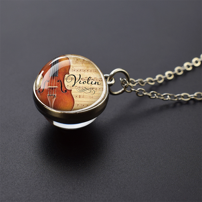 Collier avec pendentif pour In - Musical Instrument Glass avis et prix