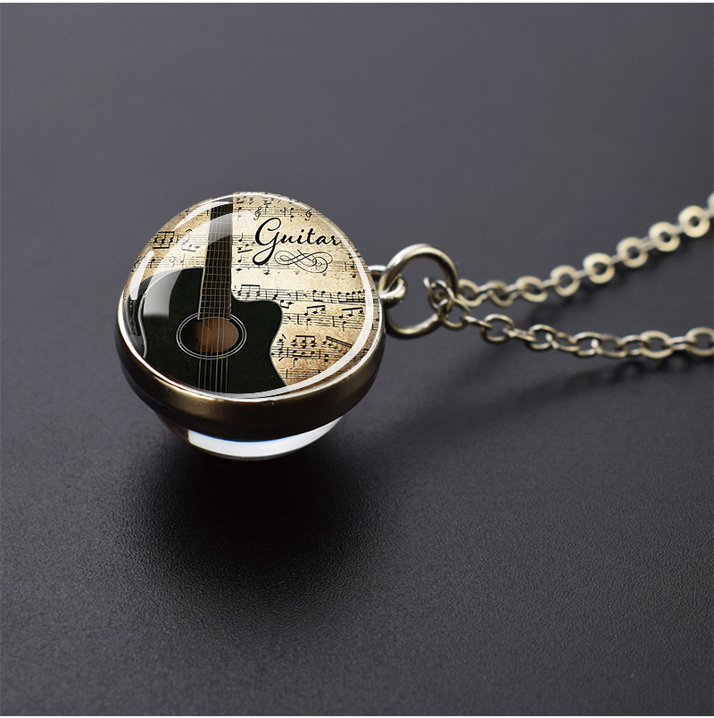 Collier avec pendentif pour In - Musical Instrument Glass avis et prix